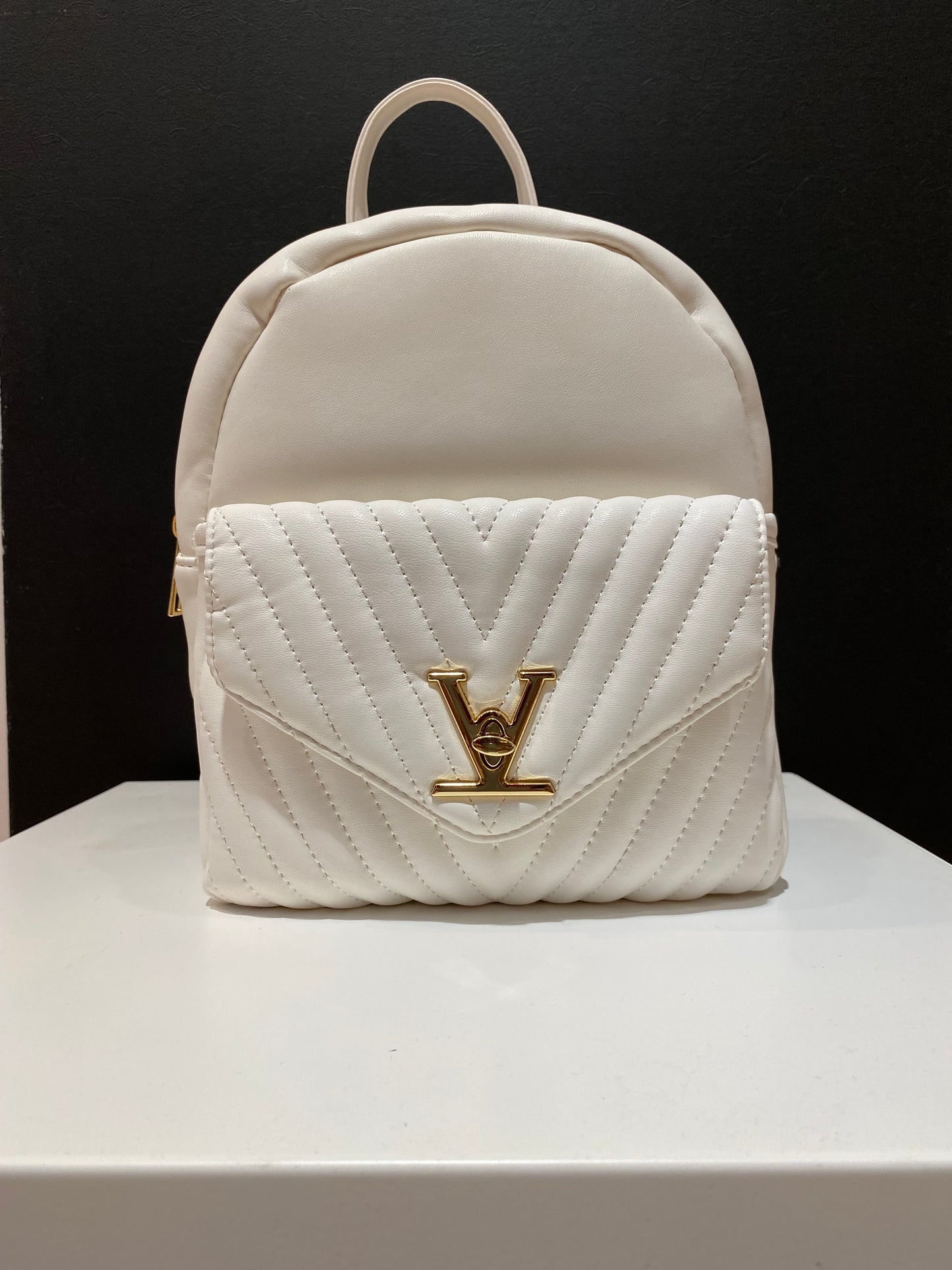 Small White Backpack