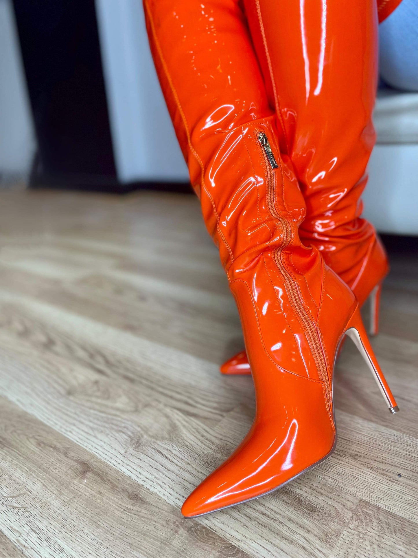 Dalen Red Boots - Boss Lady Shoetique 